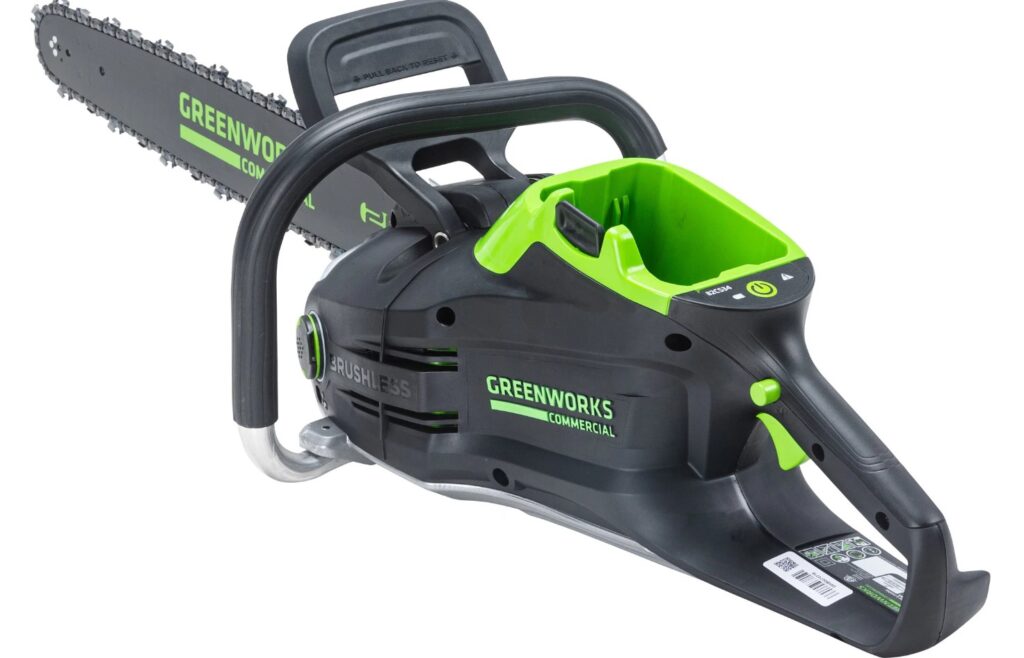 Greenworks GC82CS51, цепная пила 82V, 51 см, бесщёточная. Обзор: плюсы и минусы