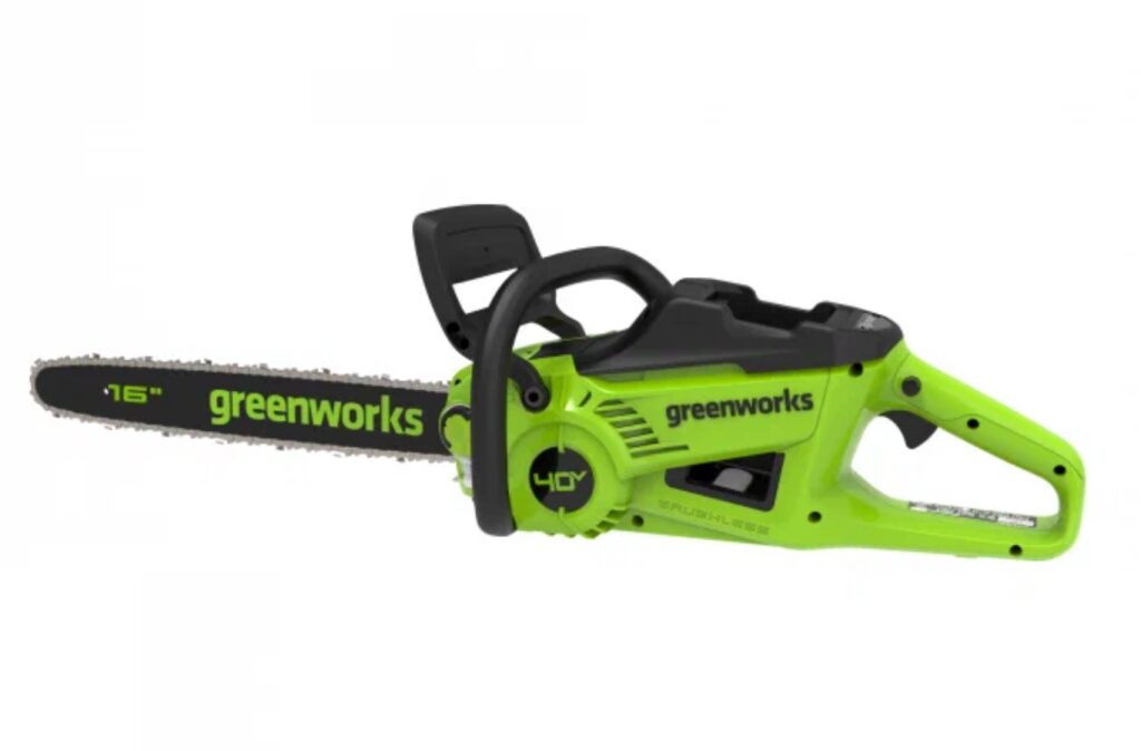 Пила цепная аккумуляторная GreenWorks GD40CS20Xk4. Обзор: плюсы и минусы
