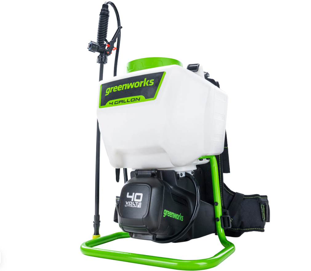 Опрыскиватель аккумуляторный Greenworks G40BPS. Обзор: плюсы и минусы